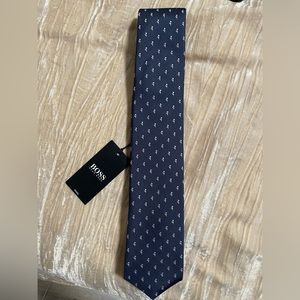 HUGO BOSS -PATTERNED SILK TIE